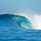 Long Live The Dream - Bo Bridges - crashing curl blue wave in Teahupoo Tahiti
