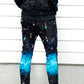 Midnight Surf Crushed Velvet Joggers