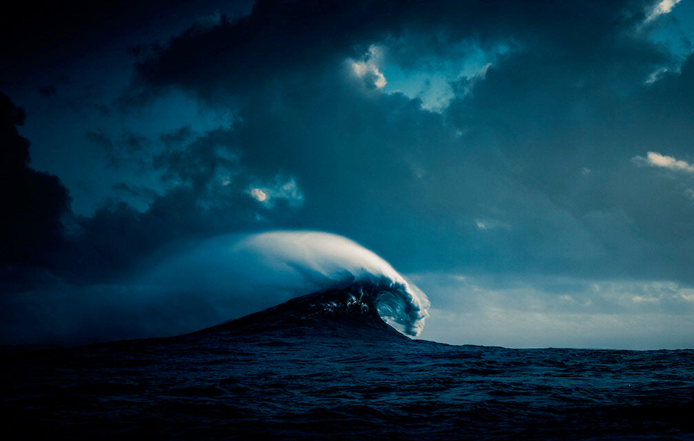 The Air Was Cool - Jaws Hawaii Peahi Wave Photos